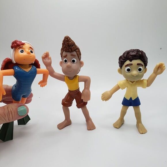2021 McDonalds Disney Luca Action Figures 5" Lot 3piece Set Toys - Picture 1 of 7